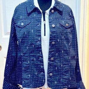 Charter Club Denim Jacket, Size XL